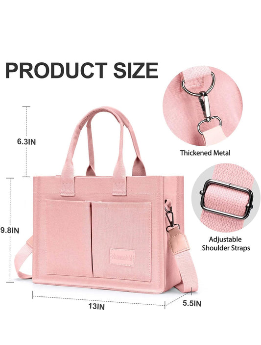 Tote Bag for Women with Pockets Crossbody Bag Tote Shoulder Handbags Casual Work Bags Everything Tote Bag